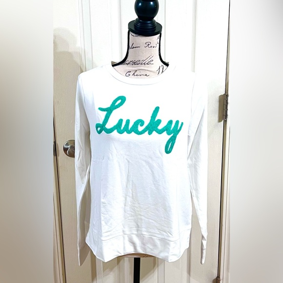 NWOT- Lilly Pulitzer Rami Lucky Sweatshirt - Picture 3 of 9